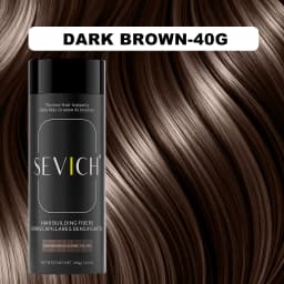 Sevich Hair Fibers Powder 25g Keratin Hair Building Fiber Thickening Powder – Instantly Thickens & Volumizes for All Hair Types