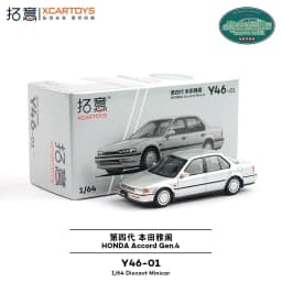 New In Stock Xcartoys 1:64 Honda Accord Gen.5 Gold Alloy Miniature Accord Gen.4 Gen.5 Y70-01 Y47-02 Car Diecast Model Toys Gift