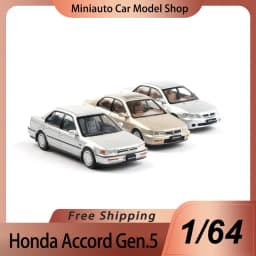 New In Stock Xcartoys 1:64 Honda Accord Gen.5 Gold Alloy Miniature Accord Gen.4 Gen.5 Y70-01 Y47-02 Car Diecast Model Toys Gift
