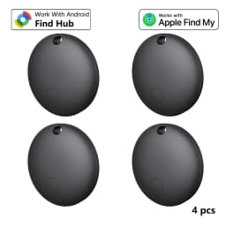 Mini GPS Dual System Tracker For Apple Find My/Android Google Find Hub App Item Finder Bag/Key Locator Smart Bluetooth Tracker