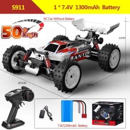 S911PRO 1:16 4WD RC Car 70KM/H or 50KM/H Remote Control Cars High Speed Drift Brushless Monster Truck For Kids VS Wltoys 144001