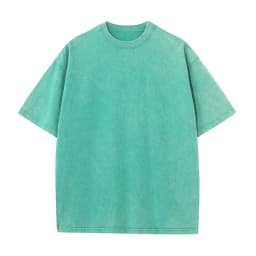 Summer 230g Retro Heavyweight Pure Cotton Round Neck T-shirt Custom Washed Loose Short Sleeved Oversize Men Top