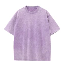 Summer 230g Retro Heavyweight Pure Cotton Round Neck T-shirt Custom Washed Loose Short Sleeved Oversize Men Top