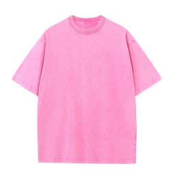 Summer 230g Retro Heavyweight Pure Cotton Round Neck T-shirt Custom Washed Loose Short Sleeved Oversize Men Top