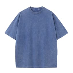 Summer 230g Retro Heavyweight Pure Cotton Round Neck T-shirt Custom Washed Loose Short Sleeved Oversize Men Top