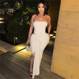 2026 Sexy Dresses For Ladies Evening Dress Vestidos Temperament Slim Irregular Piglet Breast Sleeveless Solid Color Party Prom