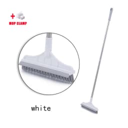 3 in 1 Magic Brush Floor Scrub Brush Broom Brush Long Handle Household Cleaning Brush Stainless Steel Bathroom Cleaning Home