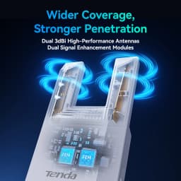 Tenda 1000Mbps Wifi Amplifier Dual Band 2.4G 5G Repeater Network Expander Range Extender WiFi Signal Booster Wireless Router