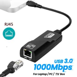 10/100/1000Mbps USB 3.0 Wired Network Card USB to RJ45 Type C to RJ45 LAN Ethernet Adapter for PC Macbook Windows Laptop Game