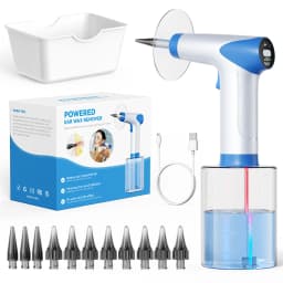 Large Capacity Ear Wax Removal Kit 500ML Ear Cleaning Tool with Clear LED Display USB Rechargeable Electric Ear Irrigation Tool