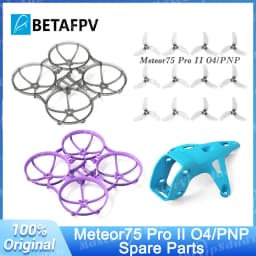 BETAFPV Meteor75 Pro II Canopy II for O4 Air Unit and Brushless Whoop Frame, Gemfan 1811 3-Blade Propellers Parts and Spares