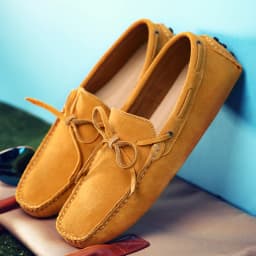 Suede Shoes Men Size 38-49 Luxury Men Loafers Soft Moccasins Man High Quality Shoes Casual Genuine Leather Driving Flats Penny