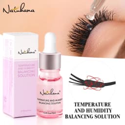 NATUHANA Super Bonder for Eyelash Extensions Quick Drying Lash Adhesive Sealer, Reduces Fumes Irritation, Long Lasting Retention