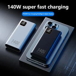140w Power Bank 500000mah High Capacity Super Fast Charging Pd 20w Ccc Portable Battery Charger For Iphone Samsung Xiaomi 2026