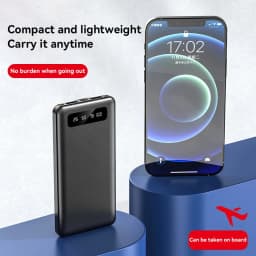 New 200000mAh PowerBank 120W Super Fast Charging High Capacity Portable External Battery With LED Digital Display For IPhone