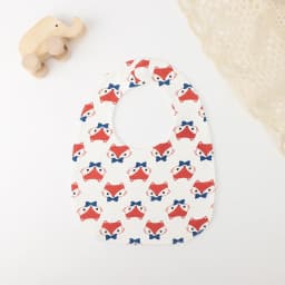 INSULAR Cotton Baby Bibs Reusable Saliva Towel Good Absorption Soft 100% Cotton Gauze Cartoon Print Adjustable Baby Feeding Bibs