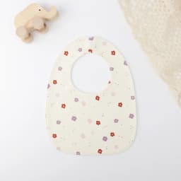 INSULAR Cotton Baby Bibs Reusable Saliva Towel Good Absorption Soft 100% Cotton Gauze Cartoon Print Adjustable Baby Feeding Bibs