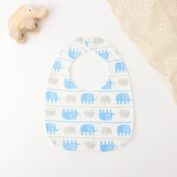 INSULAR Cotton Baby Bibs Reusable Saliva Towel Good Absorption Soft 100% Cotton Gauze Cartoon Print Adjustable Baby Feeding Bibs