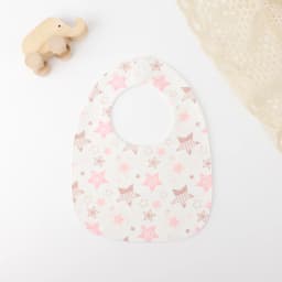 INSULAR Cotton Baby Bibs Reusable Saliva Towel Good Absorption Soft 100% Cotton Gauze Cartoon Print Adjustable Baby Feeding Bibs