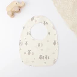 INSULAR Cotton Baby Bibs Reusable Saliva Towel Good Absorption Soft 100% Cotton Gauze Cartoon Print Adjustable Baby Feeding Bibs