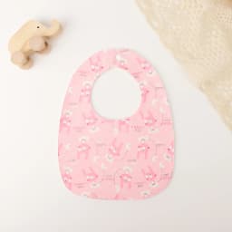 INSULAR Cotton Baby Bibs Reusable Saliva Towel Good Absorption Soft 100% Cotton Gauze Cartoon Print Adjustable Baby Feeding Bibs