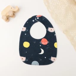 INSULAR Cotton Baby Bibs Reusable Saliva Towel Good Absorption Soft 100% Cotton Gauze Cartoon Print Adjustable Baby Feeding Bibs
