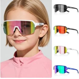 SCVCN Kids Sunglasses Sports Cycling Boys Girls Outdoor Bike Eyewear Child Camping Goggles MTB Fishing Bicycle Glasses UV400