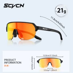 SCVCN Kids Sunglasses Sports Cycling Boys Girls Outdoor Bike Eyewear Child Camping Goggles MTB Fishing Bicycle Glasses UV400