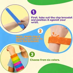 1/6Pcs Fidget Toys Slap Bracelets Textured Silicone Sensory Toys for Kids Autism Calming Sensory Toy for Fidgets Wristband
