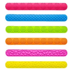 1/6Pcs Fidget Toys Slap Bracelets Textured Silicone Sensory Toys for Kids Autism Calming Sensory Toy for Fidgets Wristband