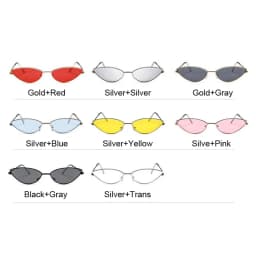 Cute Sexy Cat Eye Sunglasses Woman Retro Small Black Red Pink Cateye Sun Glasses Female Vintage Shades For Woman