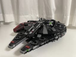 Movie Themed Black Spaceship VehicleModel Desktop Home Ornament, Perfect Holiday & Birthday Gift for Sci-Fi Fans and Collectors