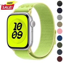Nylon Sport Strap for Apple Watch 46mm 42mm 49mm 45mm 41mm 44mm 40mm Band for IWatch Ultra 1-3 Series 11 10 9 8 7 6 SE 5 4 3
