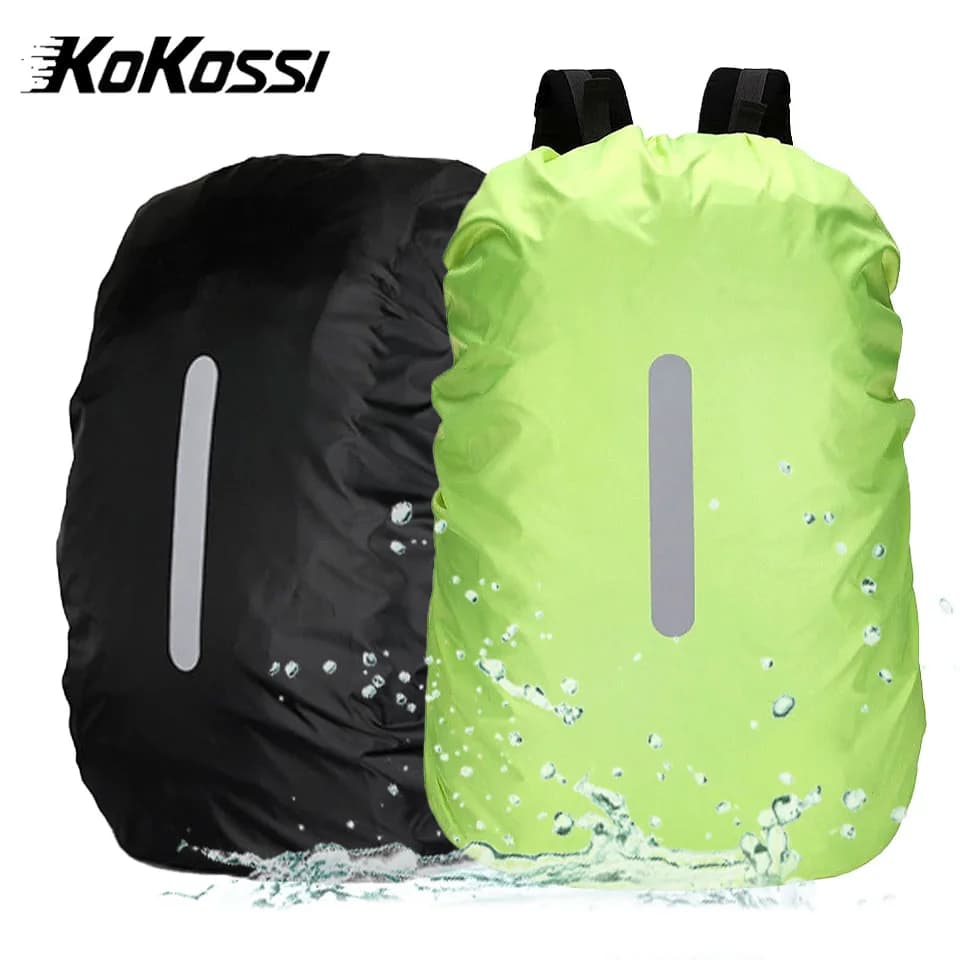 KoKossi 20L-80L Backpack Rain Cover Outdoor Hiking Camping Waterproof Bag Cover Dustproof Cover Lightweight Durable Reflective