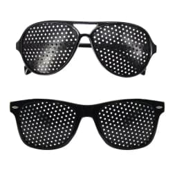 Anti-myopia Astigmatism Glasses Vision Correction Fatigue Pin Hole Glasses with Holes for Men Women Eyesight Improvement Eyewear