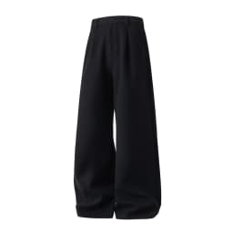 Japanese style New Fashion Men's Solid Color Casual Trendy Simple Baaic Heavy Duty Wide Leg Trousers Male Suit Pants Clothes