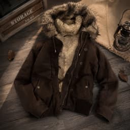 Autumn Winter Vintage Windproof Hooded Jacket Lambswool Lining Warm Zipper Hoodie Women Cotton Brown Zipper Jackets Y2k Coat
