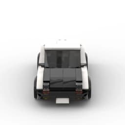 InhawBrick Speed Racing Sport Vehicle Racer AE86 White Car Building Block Adults Brick Sets Model Toys for Children