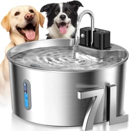 ZYfeeder 7L Large Capacity Charging Induction Cat Water Dispenser, Wireless Induction, Suitable for Indoor Placement at Will
