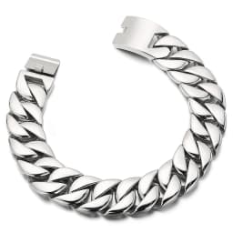 Kalen 20mm/31mm Punk Men's Women's Stainless Steel Necklace Heavy Larger Necklace Curb Cuban Chain Choker Jewelry 40/42cm Length