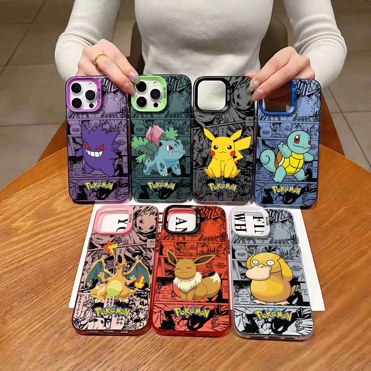 Anime Pokémons Hot Pikachus Phone Case For iPhone 16 15 14 13 12 11 mini Pro Max X XR XSMAX 8 7 Plus Anti Fall Matte Back Cover