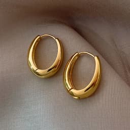 KOTiK 2024 Hot Sale Fashion Metal Drop Earrings for Woman Vintage Hoop Earring Trend Classic Party Wedding Pendant Jewelry Gift