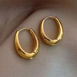 KOTiK 2024 Hot Sale Fashion Metal Drop Earrings for Woman Vintage Hoop Earring Trend Classic Party Wedding Pendant Jewelry Gift