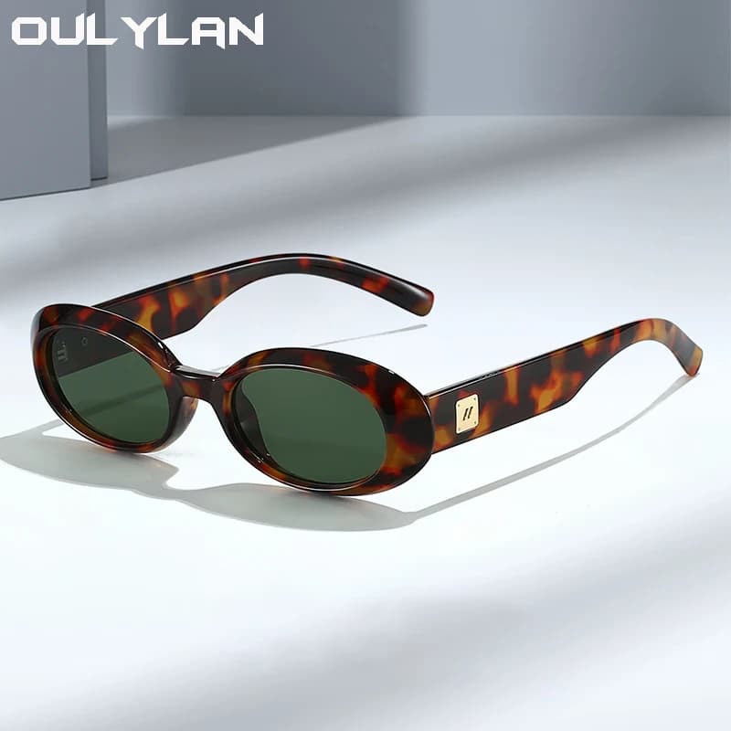 OULYLAN NEW sunglasses small oval frame classic retro men's and women's sunglasses simple street photography fashion glasses