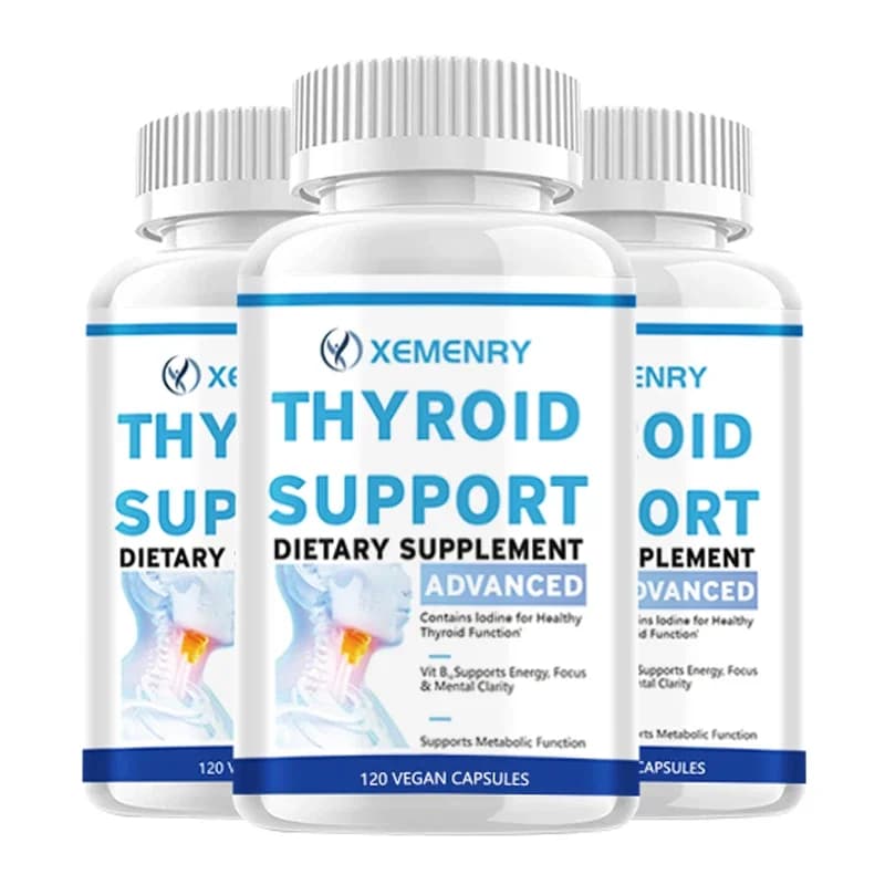 Thyroid Support Capsules - for Thyroid Health, Metabolism, Energy and Focus, Relieve Fatigue