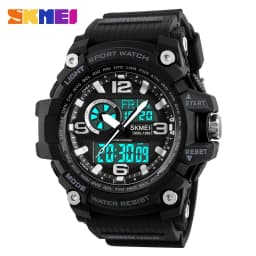 SKMEI 1283 Military Digital Quartz Watch for Men Waterproof Sport Mens Electronic Shockproof Wristwatches LED Clock 1637 Reloj