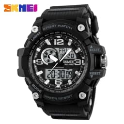SKMEI 1283 Military Digital Quartz Watch for Men Waterproof Sport Mens Electronic Shockproof Wristwatches LED Clock 1637 Reloj