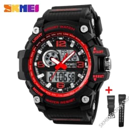 SKMEI 1283 Military Digital Quartz Watch for Men Waterproof Sport Mens Electronic Shockproof Wristwatches LED Clock 1637 Reloj