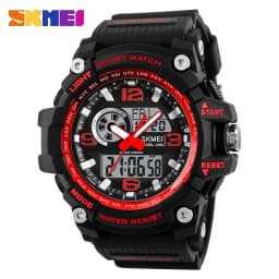 SKMEI 1283 Military Digital Quartz Watch for Men Waterproof Sport Mens Electronic Shockproof Wristwatches LED Clock 1637 Reloj