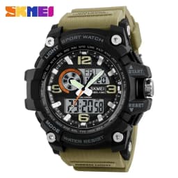 SKMEI 1283 Military Digital Quartz Watch for Men Waterproof Sport Mens Electronic Shockproof Wristwatches LED Clock 1637 Reloj